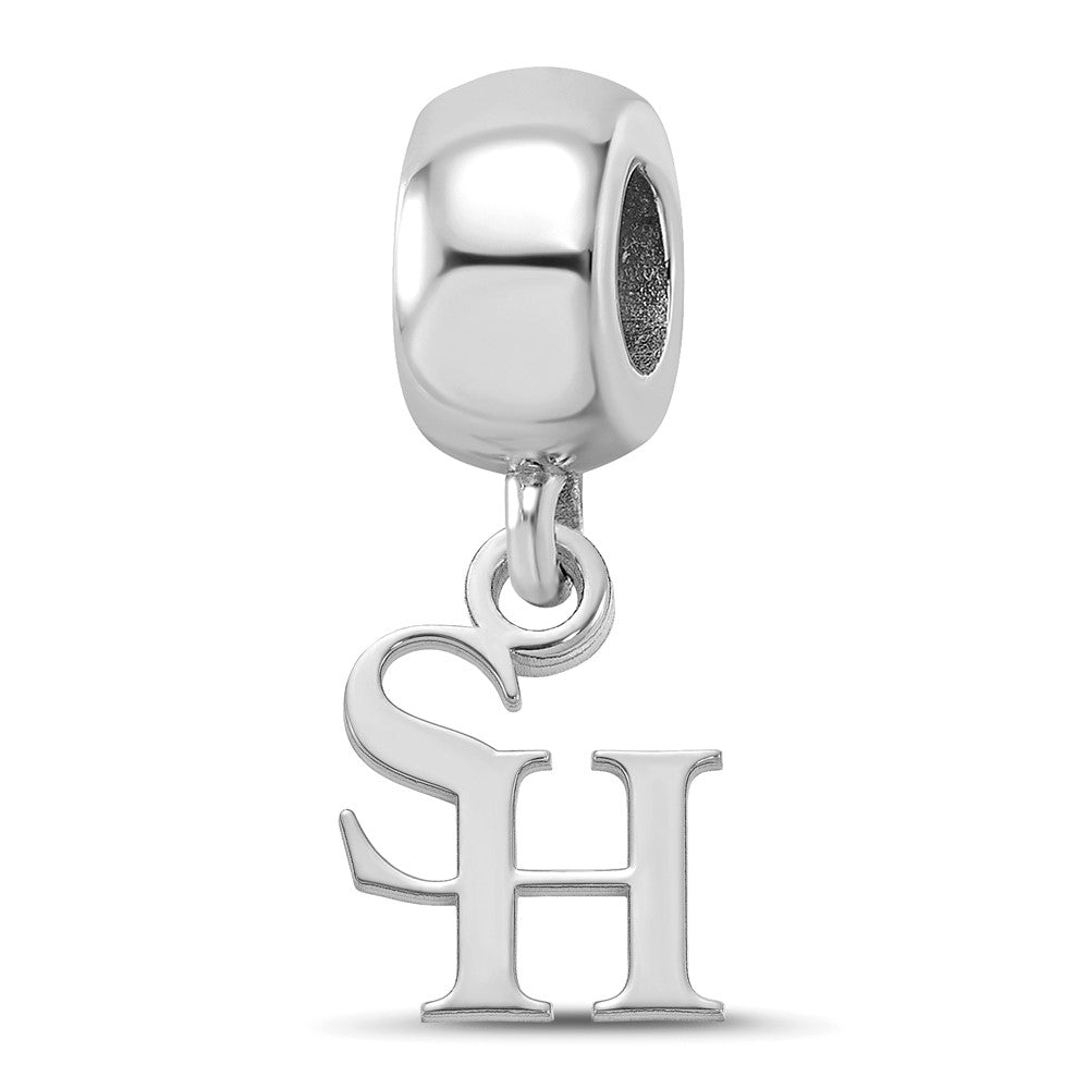 Logoart Sterling Silver Sam Houston State University Bead Charm Extra Small Dangle