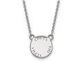 LogoArt Sterling Silver Theta Phi Alpha Extra Small Enameled Pendant Necklace With 18 Inch