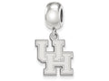 LogoArt Sterling Silver University Of Houston Bead Charm Charm Small Dangle Bead Charm
