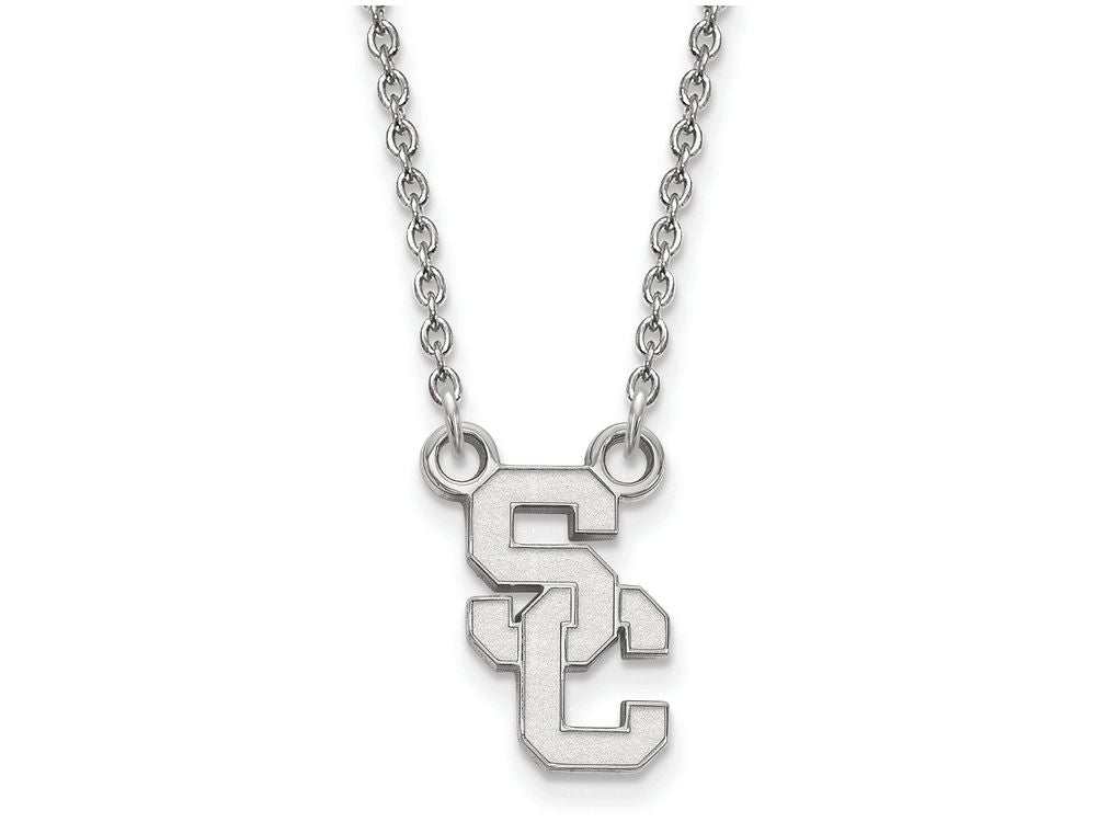 Logoart 925 Sterling Silver University Of Southern California Small Pendant Necklace