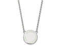 LogoArt Sterling Silver Alpha Epsilon Phi Small Enameled Pendant Necklace With 18 Inch