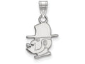 LogoArt Sterling Silver Appalachian State University Small Pendant Necklace