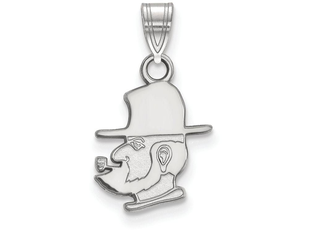LogoArt Sterling Silver Appalachian State University Small Pendant Necklace