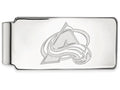 Logoart Nhl 925 Sterling Silver Colorado Avalanche Money Clip