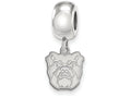 Logoart 925 Sterling Silver Butler University Bead Charm Extra Small Dangle