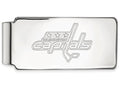 Logoart Nhl 925 Sterling Silver Washington Capitals Money Clip