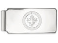 Logoart Nhl 925 Sterling Silver Winnipeg Jets Money Clip