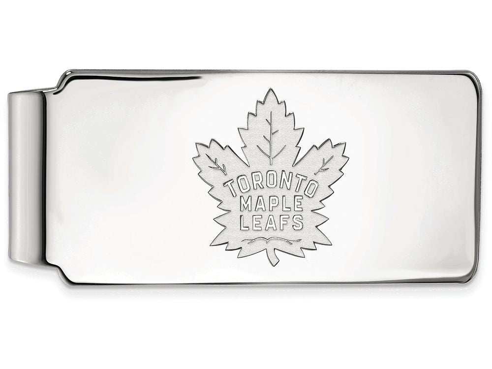 Logoart Nhl 925 Sterling Silver Toronto Maple Leafs Money Clip