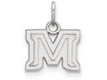 LogoArt Sterling Silver Montana State University Xs Pendant Necklace