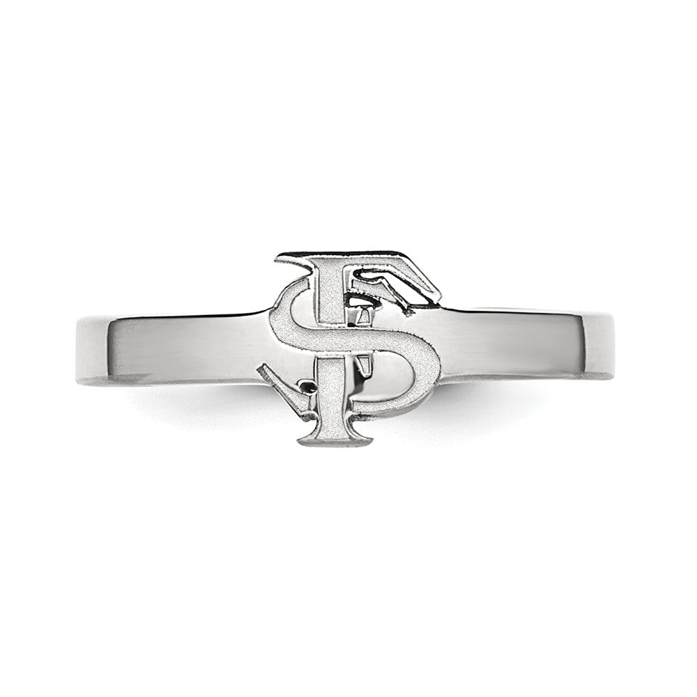 LogoArt Sterling Silver North Carolina State University Small Pendant Necklace