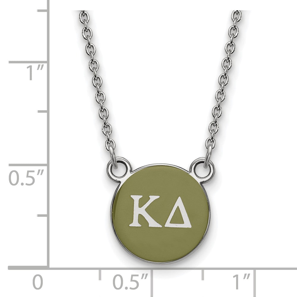 LogoArt Sterling Silver Pittsburgh Penguins Small Pendant Necklace