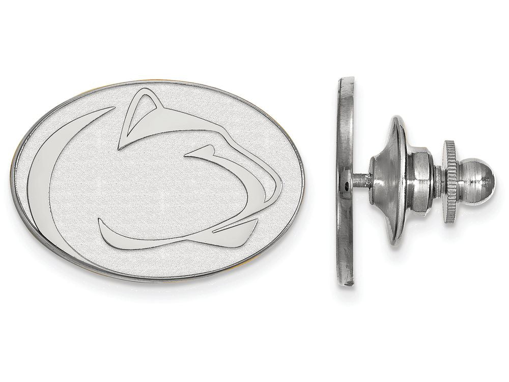 LogoArt Sterling Silver Penn State University Lapel Pin