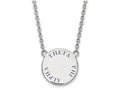 LogoArt Sterling Silver Theta Phi Alpha Small Enameled Pendant Necklace With 18 Inch