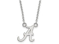 LogoArt Sterling Silver University Of Alabama Small Pendant Necklace