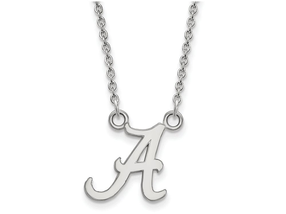 LogoArt Sterling Silver University Of Alabama Small Pendant Necklace