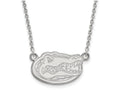 LogoArt Sterling Silver University Of Florida Small Pendant Necklace