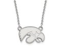 LogoArt Sterling Silver University Of Iowa Small Pendant Necklace