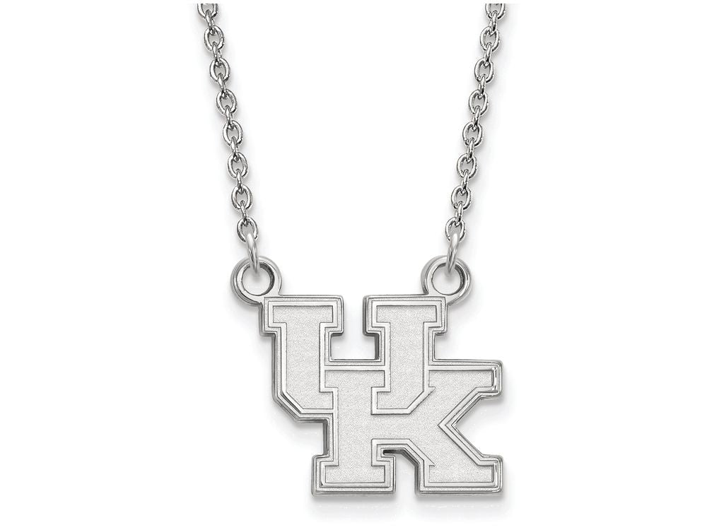 LogoArt Sterling Silver University Of Kentucky Small Pendant Necklace