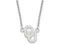 LogoArt Sterling Silver Oklahoma Small Pendant Necklace