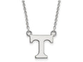 LogoArt Sterling Silver University Of Tennessee Small Pendant Necklace