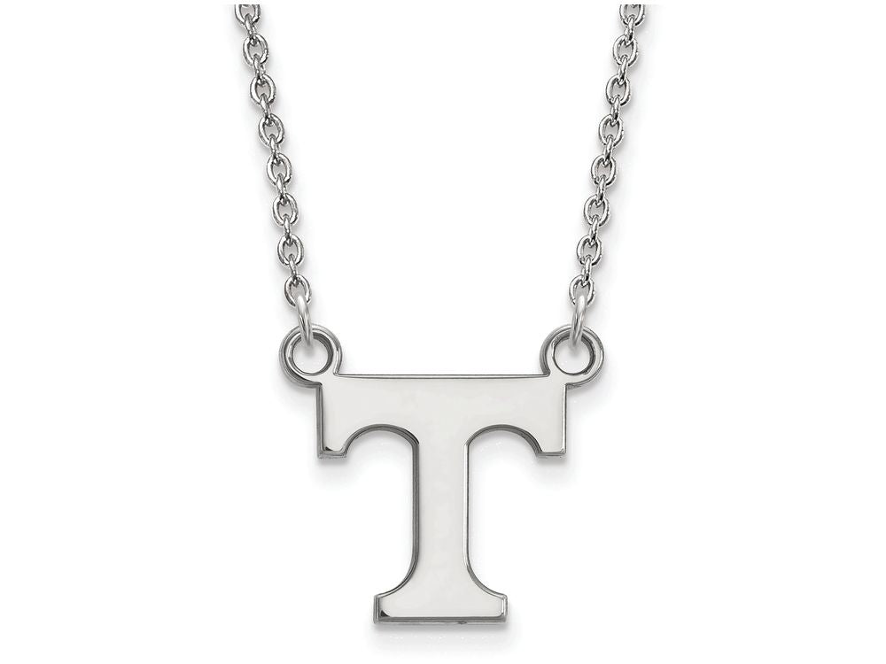 LogoArt Sterling Silver University Of Tennessee Small Pendant Necklace