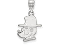 LogoArt Sterling Silver Appalachian State University Medium Pendant Necklace
