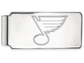 Logoart Nhl 925 Sterling Silver St. Louis Blues Money Clip