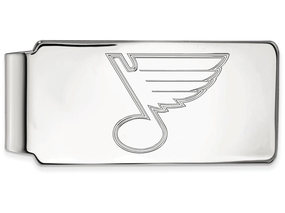 Logoart Nhl 925 Sterling Silver St. Louis Blues Money Clip
