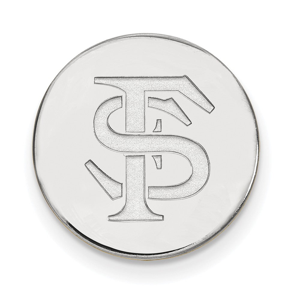 LogoArt Sterling Silver James Madison University Crest Lapel Pin