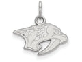 Logoart 925 Sterling Silver Nashville Predators Extra Small Pendant