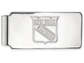 Logoart Nhl 925 Sterling Silver New York Rangers Money Clip