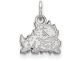 LogoArt Sterling Silver Texas Christian University Xs Pendant Necklace