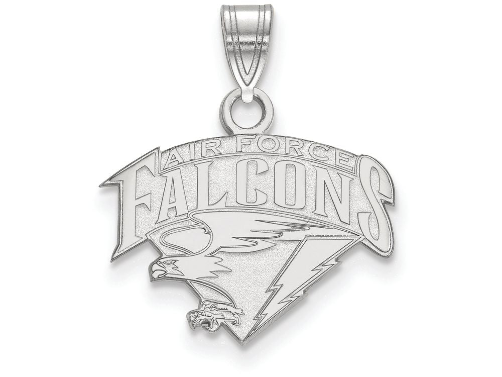 LogoArt Sterling Silver United States Air Force Academy Small Pendant Necklace