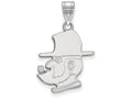 LogoArt Sterling Silver Appalachian State University Large Pendant Necklace