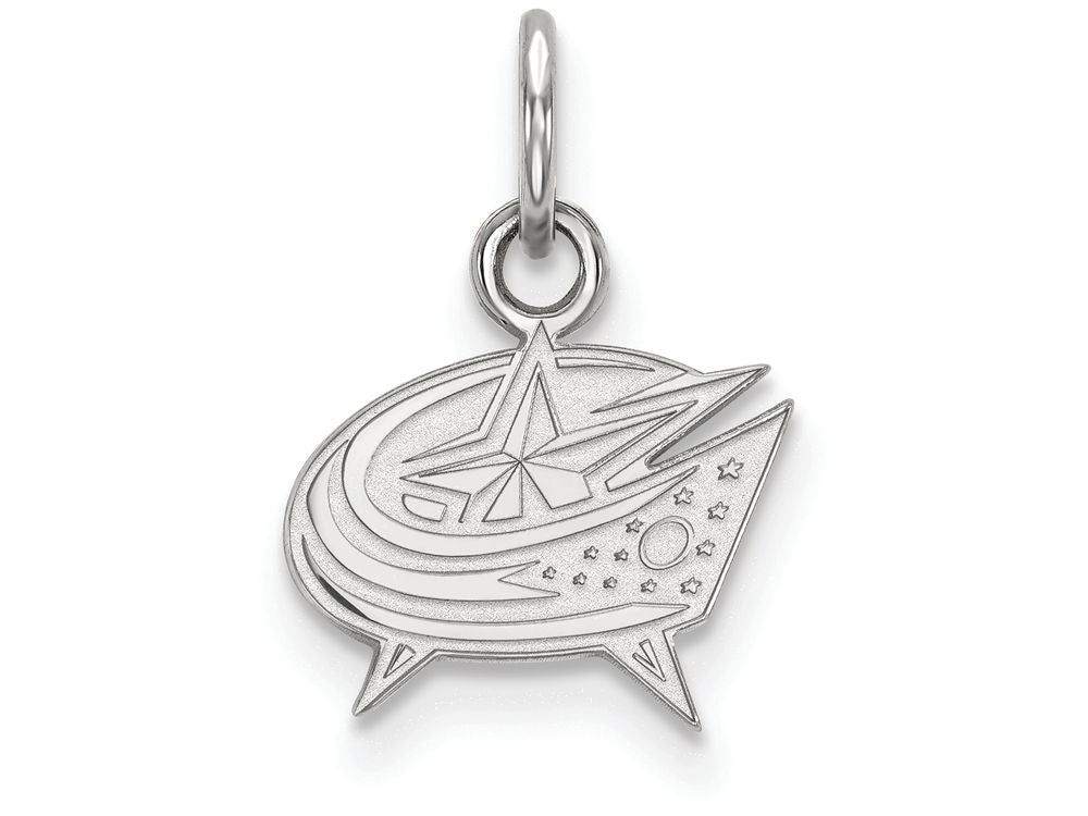 Logoart 925 Sterling Silver Columbus Blue Jackets Extra Small Pendant