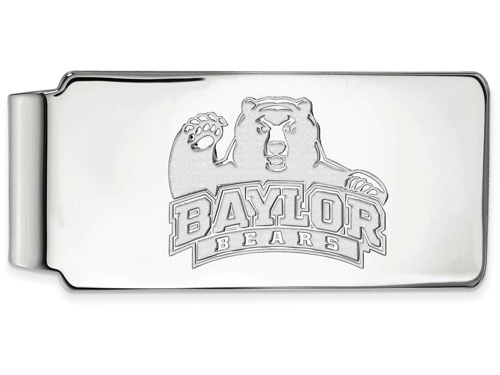 Logoart 925 Sterling Silver Baylor University Money Clip