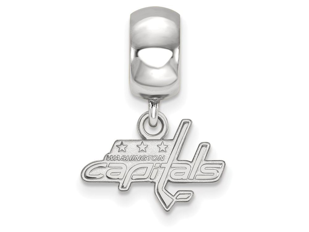LogoArt Sterling Silver Washington Capitals Bead Charm Charm Xs Dangle Bead Charm
