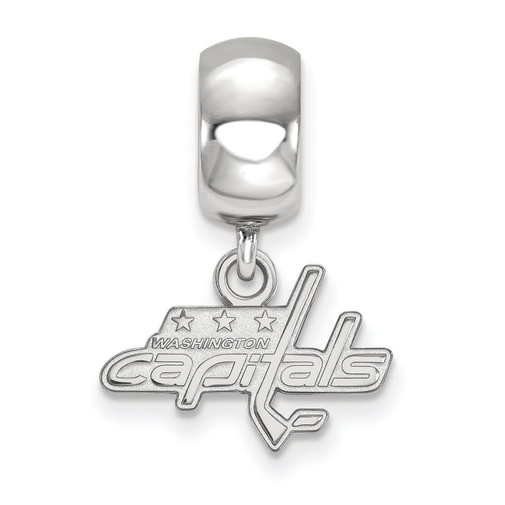 LogoArt Sterling Silver Washington Capitals Bead Charm Charm Xs Dangle Bead Charm