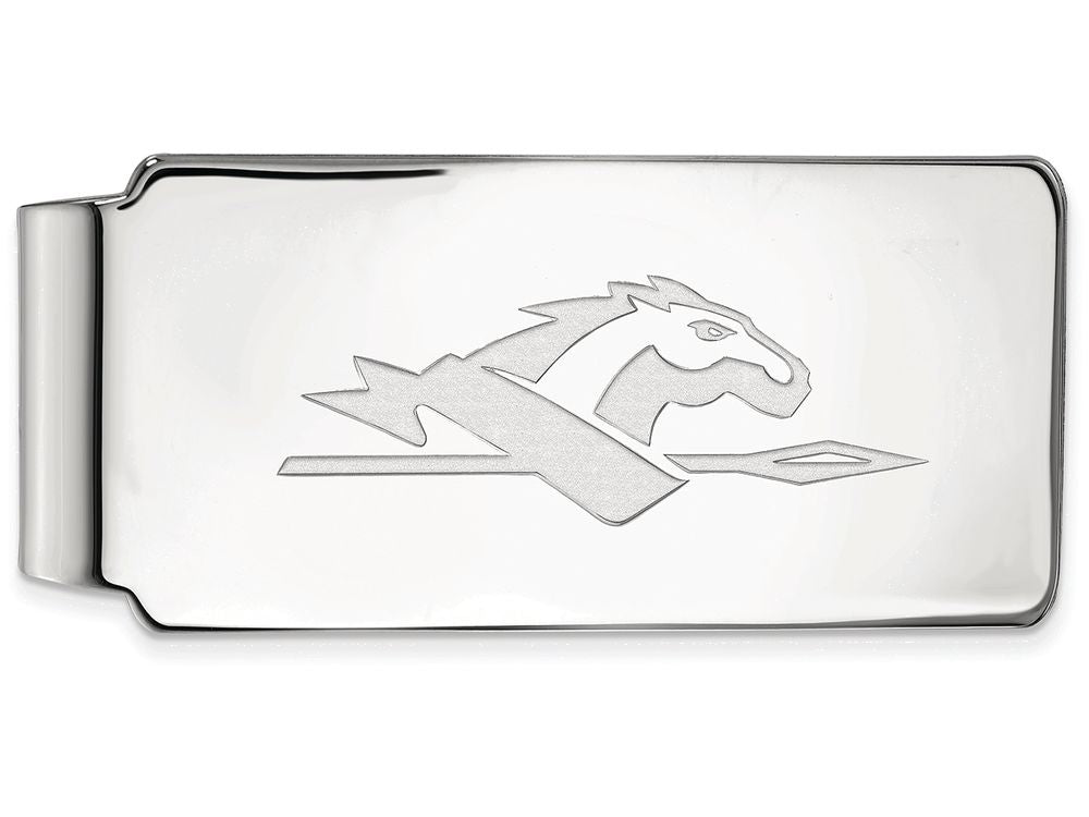 Logoart 925 Sterling Silver Longwood University Money Clip
