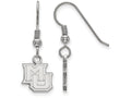 LogoArt Sterling Silver Marquette University Xs Dangle Earrings Wire
