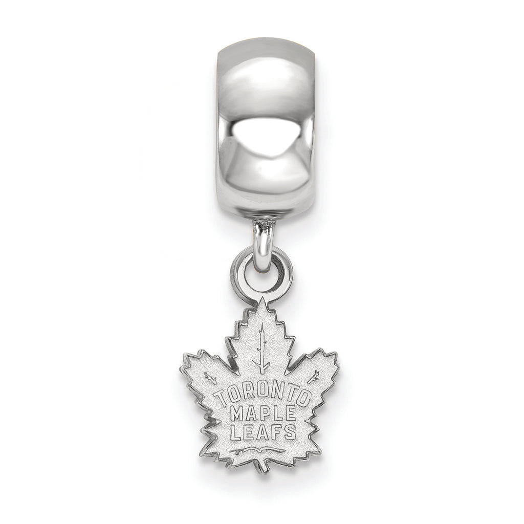 LogoArt Sterling Silver Toronto Maple Leafs Bead Charm Charm Xs Dangle Bead Charm