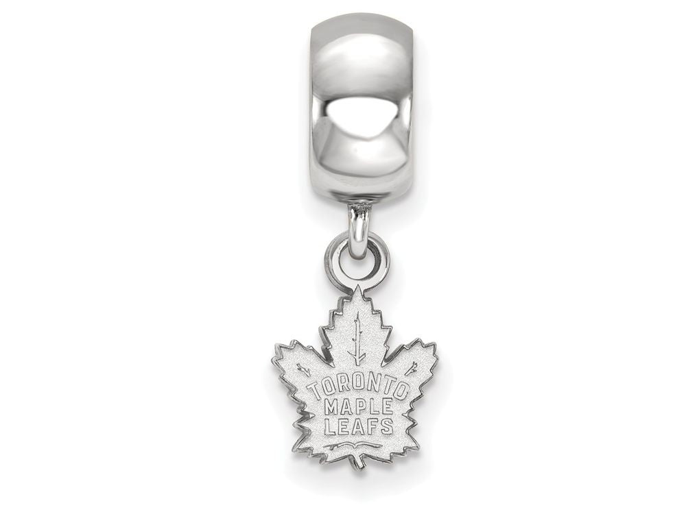 LogoArt Sterling Silver Toronto Maple Leafs Bead Charm Charm Xs Dangle Bead Charm