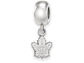 LogoArt Sterling Silver Toronto Maple Leafs Bead Charm Charm Xs Dangle Bead Charm