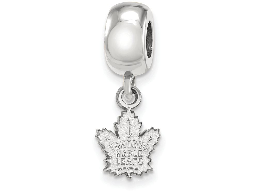LogoArt Sterling Silver Toronto Maple Leafs Bead Charm Charm Xs Dangle Bead Charm