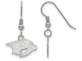 Logoart 925 Sterling Silver Nashville Predators Extra Small Dangle Earrings Wire