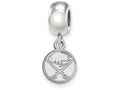 LogoArt Sterling Silver Buffalo Sabres Bead Charm Charm Xs Dangle Bead Charm