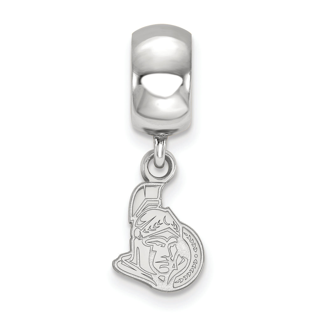 LogoArt Sterling Silver Ottawa Senators Bead Charm Charm Xs Dangle Bead Charm