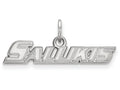LogoArt Sterling Silver Southern Illinois University Xs Pendant Necklace