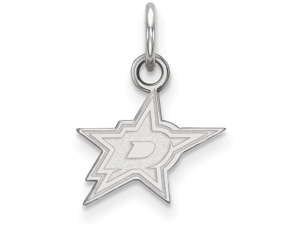 Logoart 925 Sterling Silver Dallas Stars Extra Small Pendant