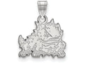 LogoArt Sterling Silver Texas Christian University Small Pendant Necklace
